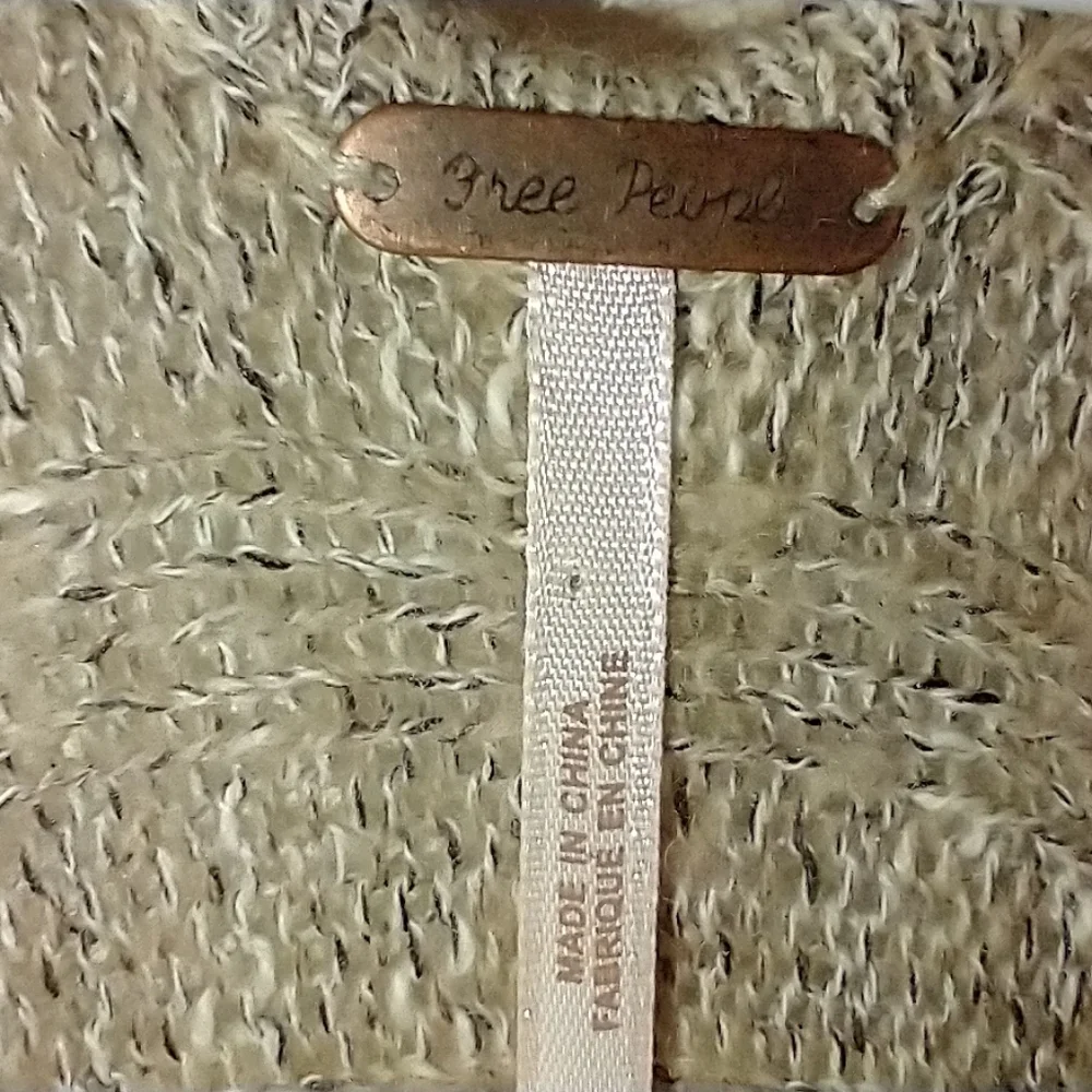 Free People Beached Shell Draped Cardigan S boho - Picture 6 of 9